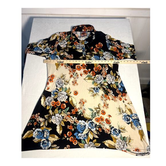Johnny Was Emma Rose Polo Tunic Dress Floral Size XXL - Picture 5 of 6